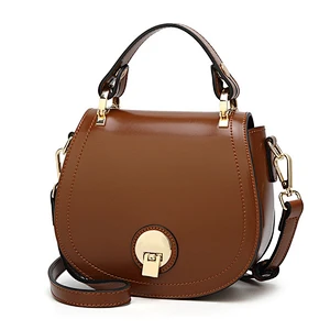 New elegant women pu leather crossbody bags chain lady shoulder bag