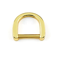 Custom Top Quality Handbag Hardware Alloy Metal D Ring Hook For Bags