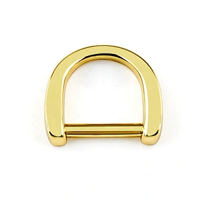 Custom Top Quality Handbag Hardware Alloy Metal D Ring Hook For Bags