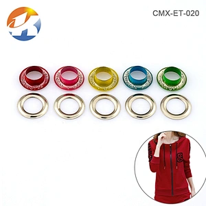 Factory Direct Sale Differ Color Custom Made Metal Eyelet And Grommet For Clothing Shoes Bags