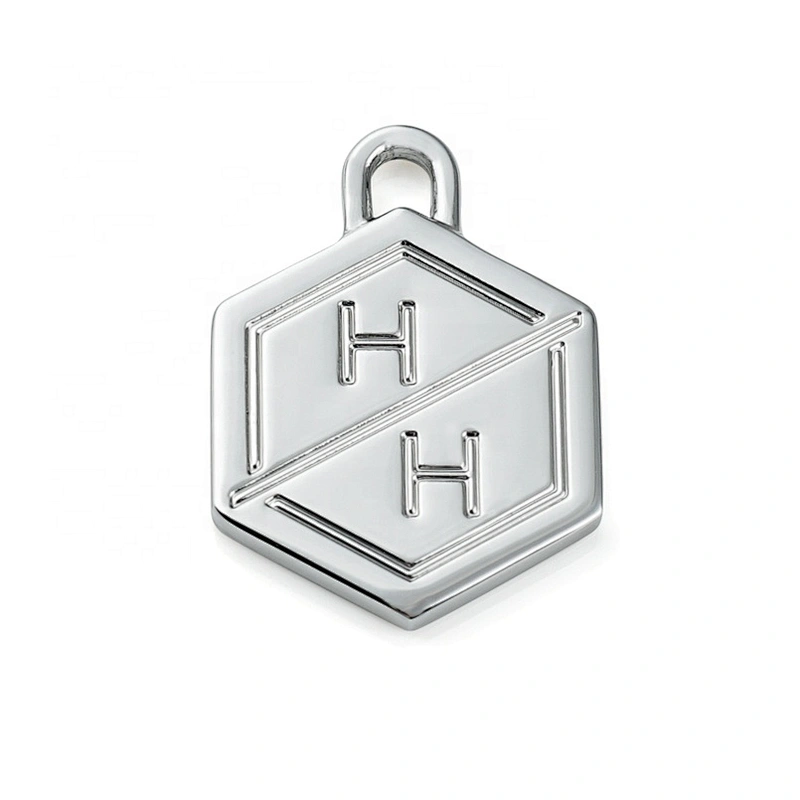 Special Design Custom Logo Metal Hang Tag for Bag