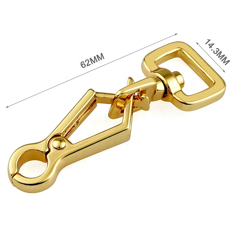 Wholesale High End Handbag Accessories Metal Snap Hook Matt Silver