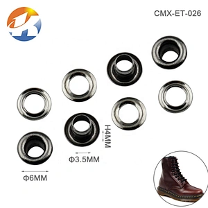 Wholesale Garment Accessories Iron Metal Eyelets Ring Grommet For Bag Shoe