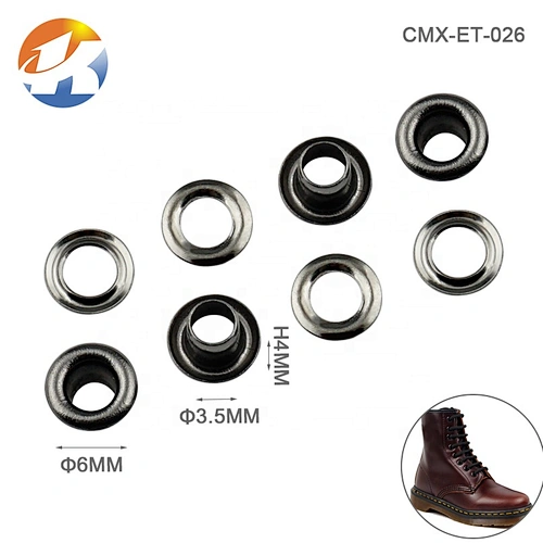 Wholesale Garment Accessories Iron Metal Eyelets Ring Grommet For Bag Shoe