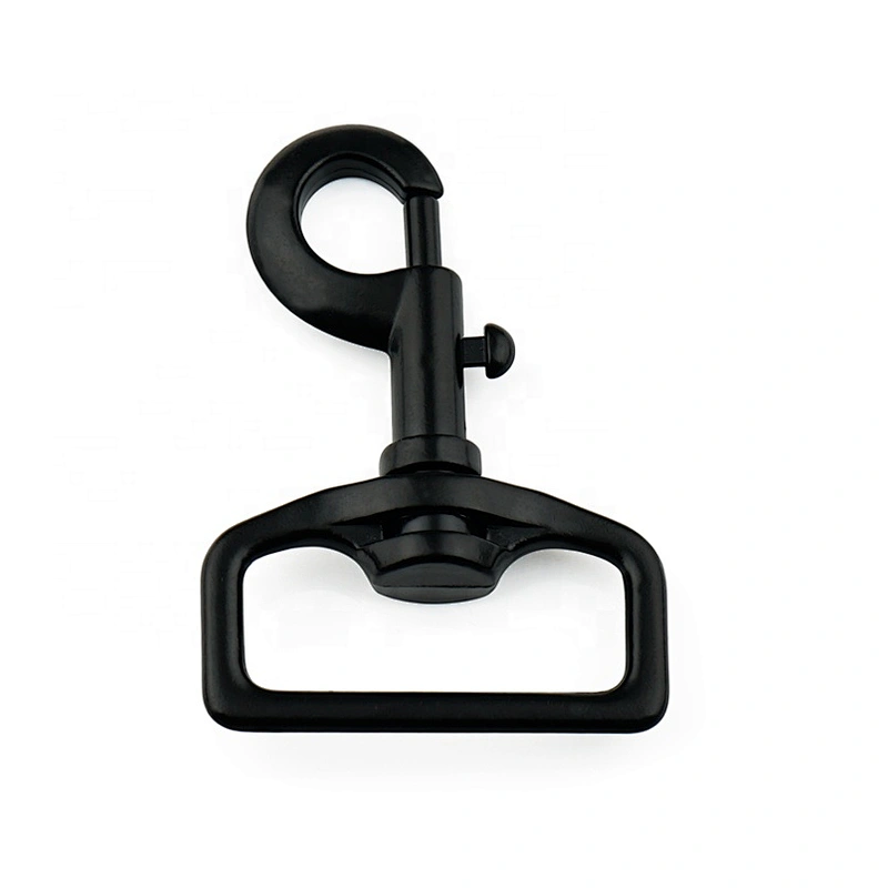Wholesale Factory Price 38mm Black Leash Metal Snap Hook for Bag