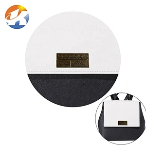 Kangsheng Factory Custom Bronze Embossed Metal Logo Label For Furniture, Zinc Alloy Metal Nameplate for Machine