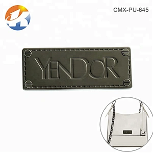 Professional Manufacture Gunmetal Custom Bag Metal Logo