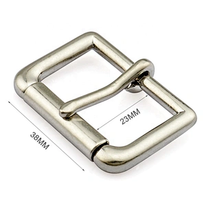 Wholesale 1.5 Inch Metal Roller Pin Belt Buckle, Custom Zinc Alloy Metal Pin Buckle for Men Belt