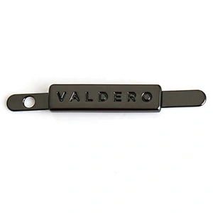 Handbag Hardware Custom Gold Metal Label Plates, Metal Brand Logo Name Tag for Bags