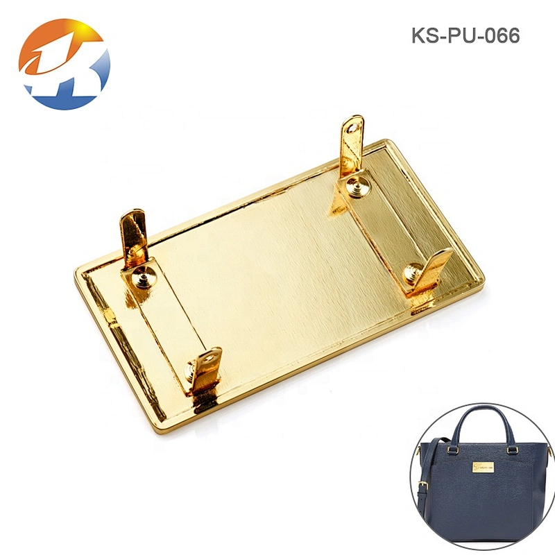 Custom Handbag Metal Brand Logo Label, Accessories Engraved Logo Design Metal Brand Tag Nameplate For Bags