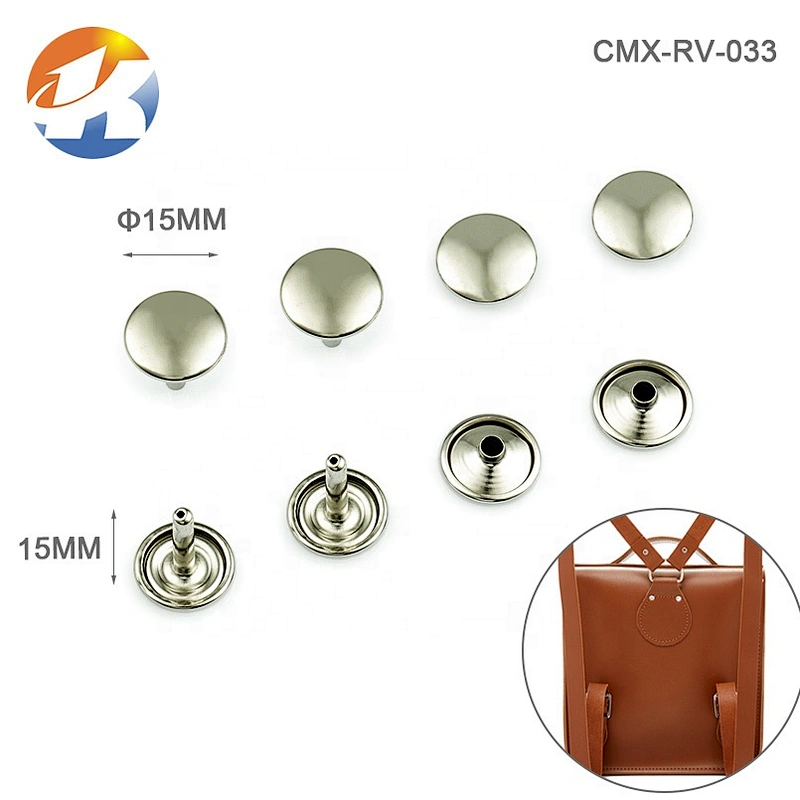 Professional Manufacture Iron/Brass Double Cap Rivets