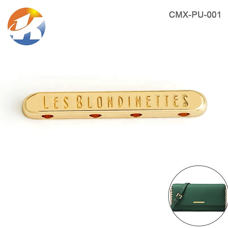 Zinc Alloy Nickel-Free Custom Blank Metal Clothing Jewelry Tag For Bracelet