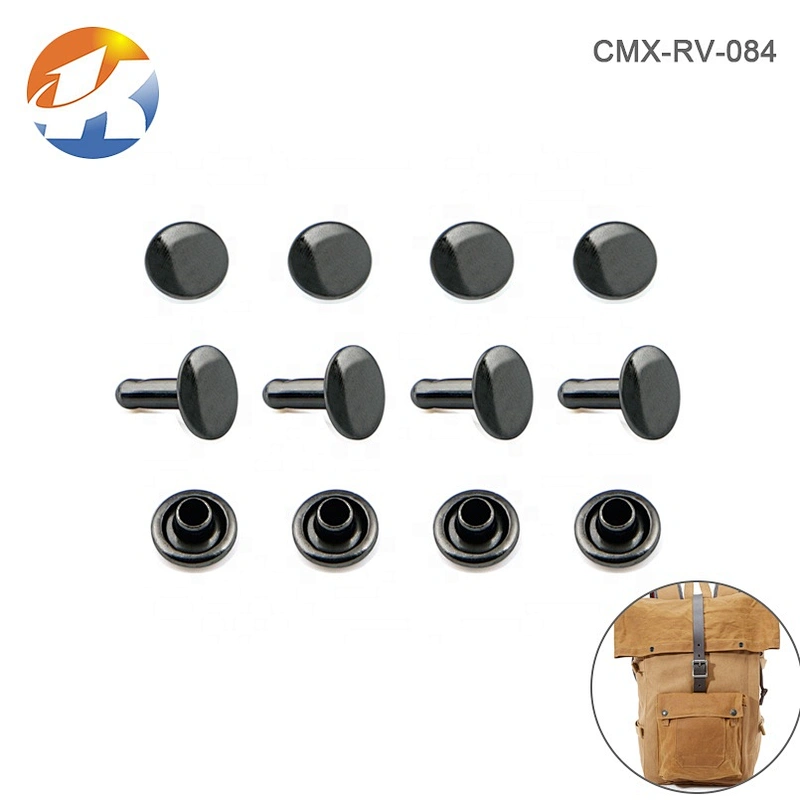 Wholesale Gunmetal Double Metal Clothing Rivet, Best Price Rivet For Leather Bag