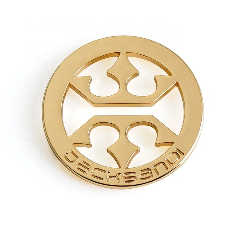 Manufacturer Custom Metal Brand Logo, Nickel Plated Small Metal Name Plates For Purse^