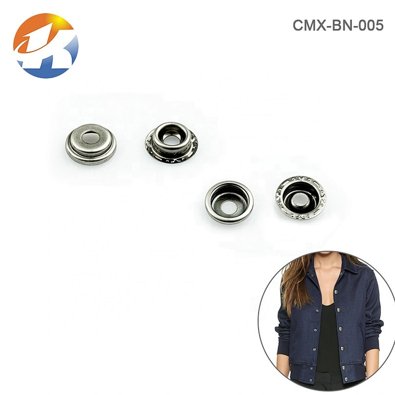 Wholesale 4 Parts Metal Button For Coat, High-Grade Metal Snap Button For Clothing