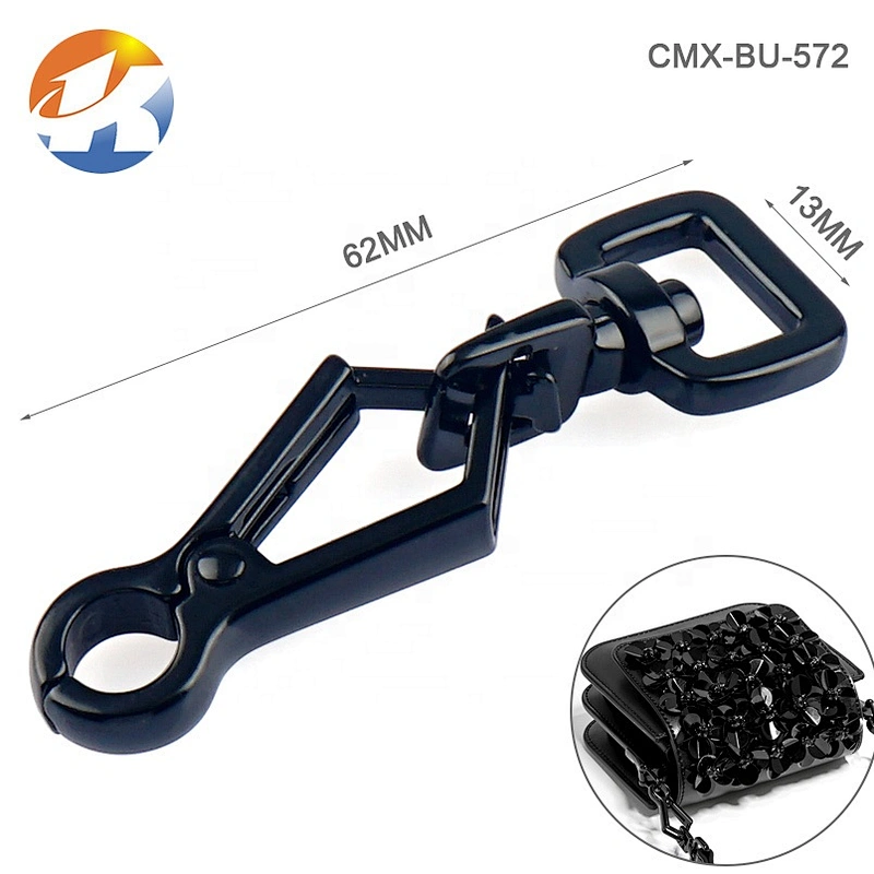 Professional Manufacture Fashion Dull Gold Metal Clip Hook For Bag