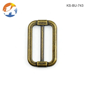 Wholesale Bag Fitting 38mm Alloy Metal Tri Glide Buckle Bronze for Dogs Collar