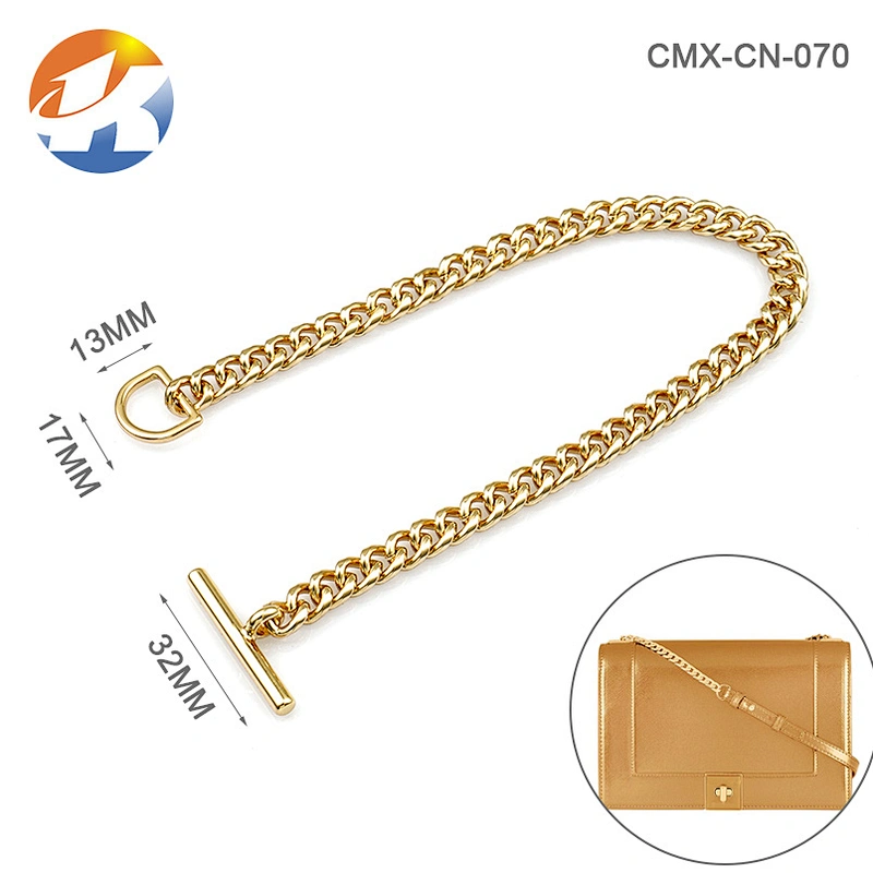 High Quality Fashion Anti-Rust Handbag Gold Chain