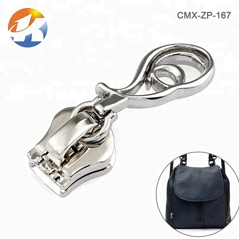 Handbag Hardware Suppliers Custom Metal Zipper Puller Slider