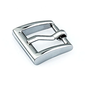 Factory Direct Sale Zinc Alloy Metal Pin Buckle, Custom Nickel Metal Buckle with Pin for Belt