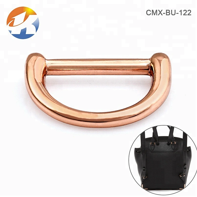 Bag Accessories Rose Gold Metal D Ring Hardware