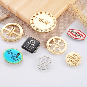 Fashion Design Bag Metal Accessory Hardware Tag Metal Logo Label, Custom Metal Logo Plate Hang Tag for Handbags