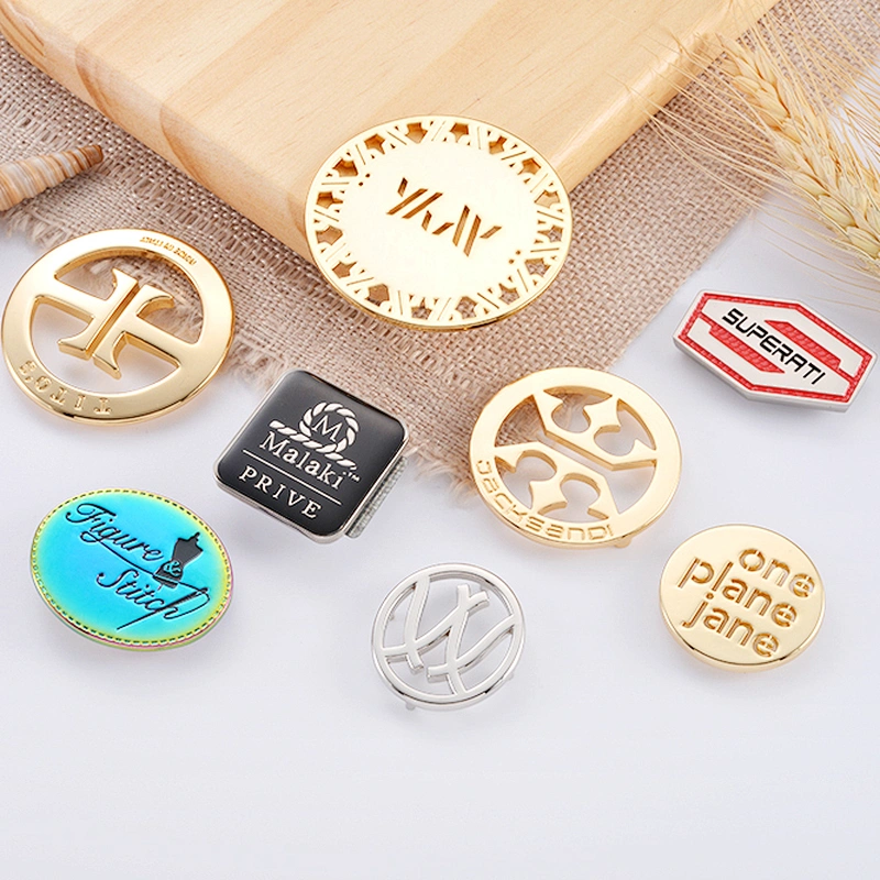 Fashion Design Bag Metal Accessory Hardware Tag Metal Logo Label, Custom Metal Logo Plate Hang Tag for Handbags