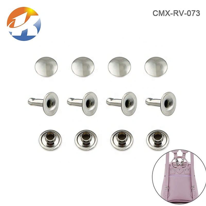 Handbag Hardware Good Price Silver Metal Rivet, Factory Direct Supply Bag Rivets For Clothing