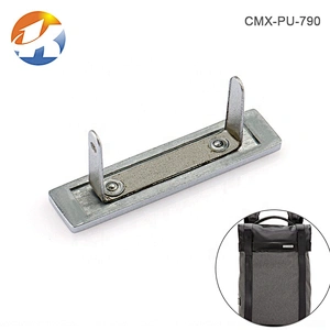 Alloy Die-casting Silver Handbag Metal Label Logo