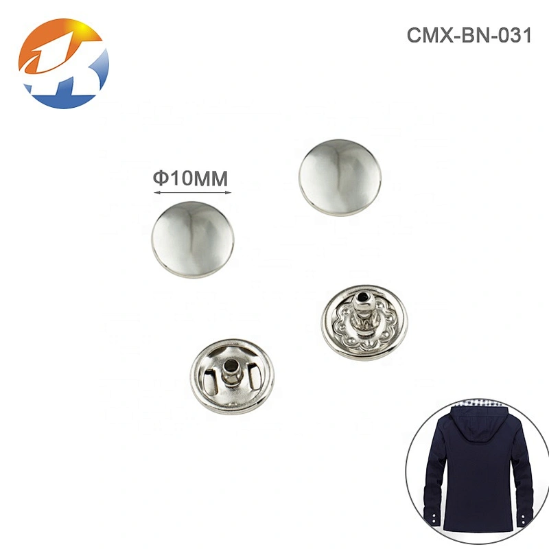 Custom Colors And Logo Metal Snap Button, New Design Press Button For Jeans