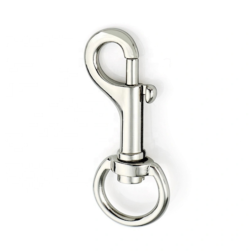 Bag Accessories 25mm Gold Metal Calsp Snap Hook For Bags, Big Dog Swivel Labyard Metal Snap Hook