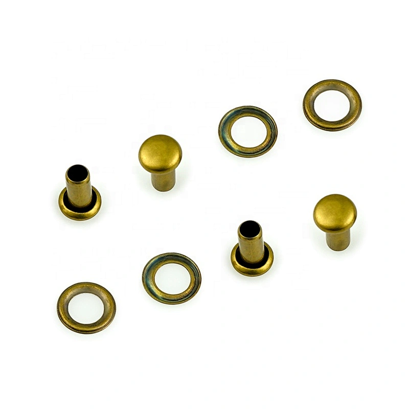 China Factory Price Black Nickel Iron Metal Rivet For Shoes