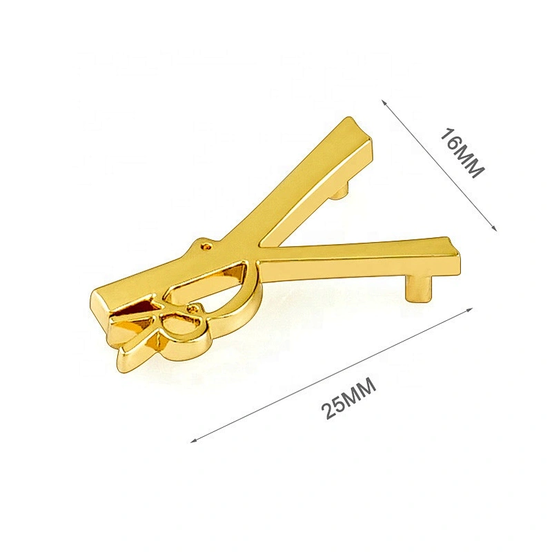 High Quality Bag Fitting Design Metal Letter Logo, Custom Letters Gold Metal Logo Plate for Purse^