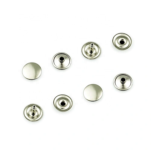 Wholesale Round without Logo Iron Snap Rivets for Bags, Silver Color Single Cap Metal Rivet for Clothing Shoes