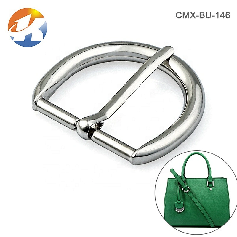 High Quality Wholesale Silver Metal Pin Belt Buckle