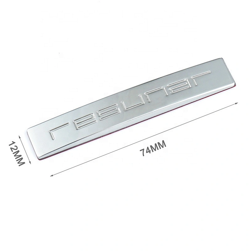 Custom Self-Adhesive Metal Logo, Wholesale Nickel Plated Metal Plate Tag for Furniture