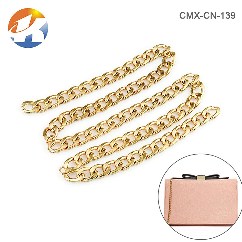 High Grade Gold Metal Chain Purse Straps