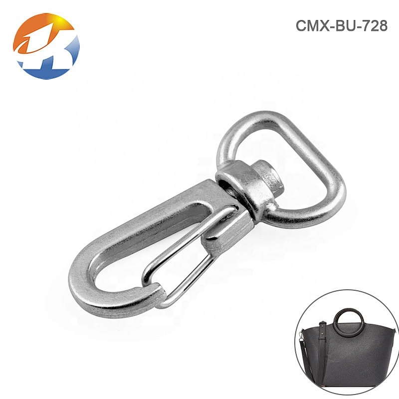 Wholesale Handbag Hardware 13mm Metal Clasp Snap Hook Buckle, Zinc Alloy Metal Hook for Wallet and Bags