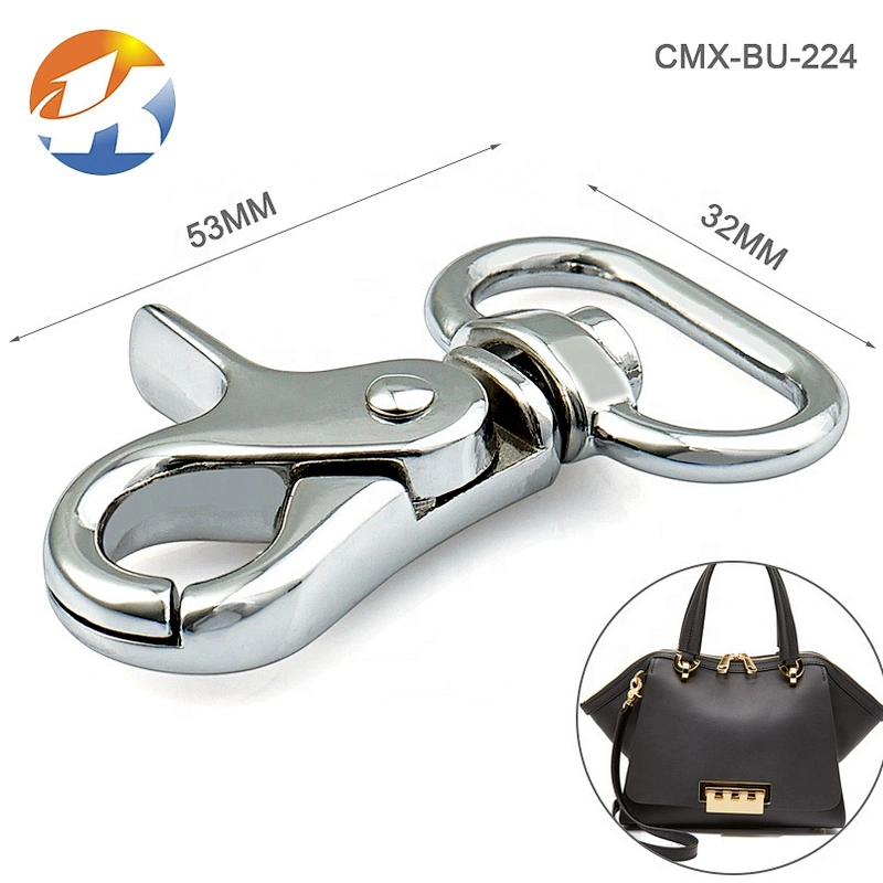 Hot Sale High End Gold Plated Metal Snap Hook, Handbag Hardware Cheap Price Metal Trigger Snap Hook