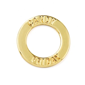 Wholesale Hot Selling Small Metla O Ring, Customized Gold Metal O-Ring for Clothes and Swimwear