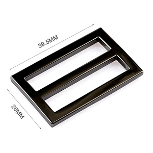 Wholesale Bag Accessories 38mm Tri-Glide Metal Adjustable Buckle for Bags
