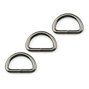 Dongguan Factory Wholesale Cheap 10mm Metal D-Ring Strap Fastener For Bags