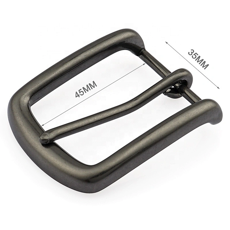 Custom High Quality 30mm Metal Belt Pin Buckle, Zinc Alloy Die-casting Nickel Metal Pin Buckle for Belt