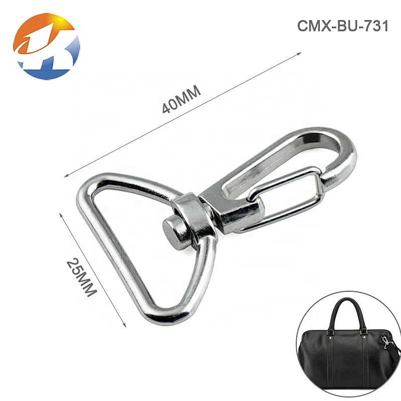 Wholesale Cheap 1 Inch Silver Metal Swivel Snap Bag Hook, Zinc Alloy Metal Clasp Buckle for Handbag