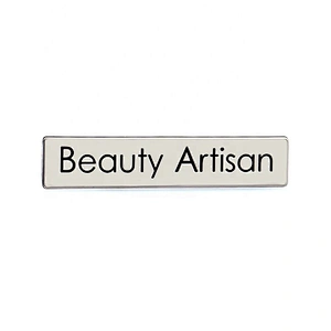 Professional Manufacturer Custom Metal Engraved Logo Name Plate for Handbags, Zinc Alloy Nickel Metal Logo Label