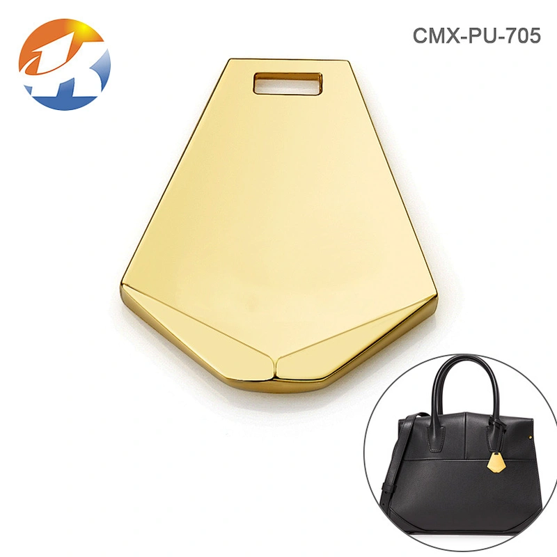 Professional Custom Hang Gold Handbag Labels Metal