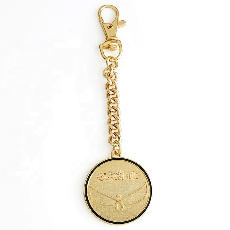 Custom Round Shape Metal Logo Tag, Design Gold Metal Labels Tag For Handbags