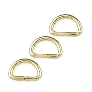 Dongguan Factory Wholesale Cheap 10mm Metal D-Ring Strap Fastener For Bags