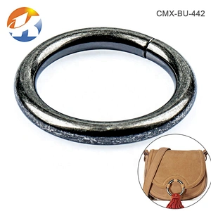 Factory Direct Wholesale Cheap Price Nickel-Free Plated Metal Bags Iron O Ring for Backpack