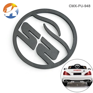 Custom Self Adhesive Metal Logo Tag, Zinc Alloy Die-casting Round Metal Label for Bag